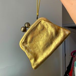 Trina Turk Golden Clutch